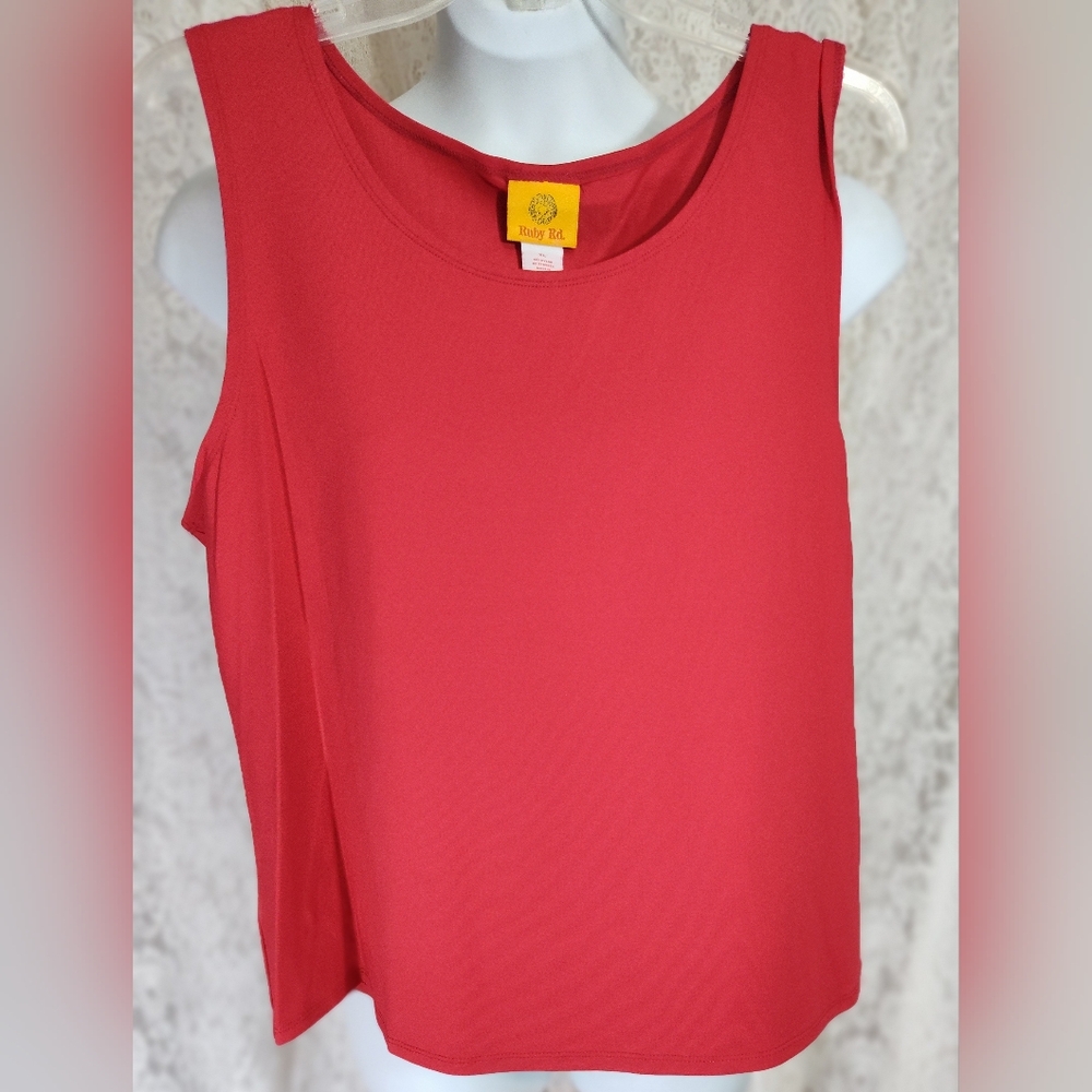 Ruby Rd Red Tank Top NWOT